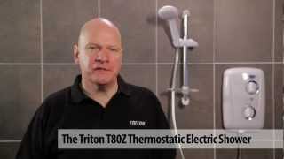 Thermostatic Electric Shower quotT80Z for safe showering for the familyquot video from Triton Showers [upl. by Brennan]