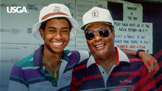 15YearOld Tiger Woods at the 1991 US Junior Amateur Championship [upl. by Alburg]