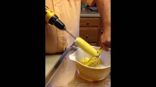 Best way to remove corn from cob [upl. by Annaik598]