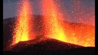 Volcano Eyjafjallajokull eruption  Iceland [upl. by Atlee]