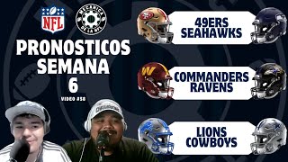 Pronósticos Semana 6 de la NFL 2024 [upl. by Dallman]