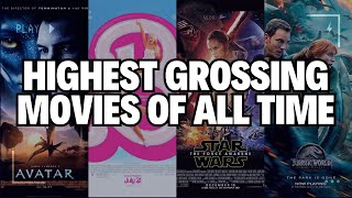 Top 15 Highest Grossing Movies of All Time [upl. by Eylatan]