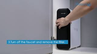 How to Replace Waterdrop Under Sink Ultrafiltration System Filter [upl. by Eznyl]