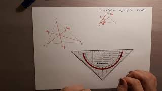 Dreieck über Winkelhalbierende konstruieren [upl. by Adnilav553]