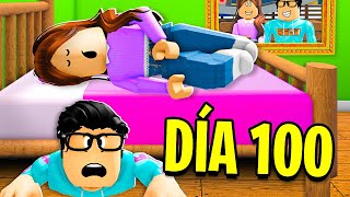 ¡Sobreviví 100 DÍAS en la casa de EX Novia Roblox [upl. by Heidi508]