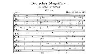 Schütz Deutsches Magnificat quotMeine Seele Erhebt Den Herrenquot SWV 494  1960  Nonesuch H71134 [upl. by Aissert]