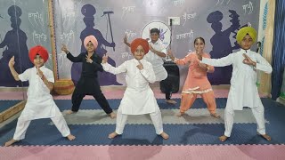 Kids Bhangra  Song Top Notch Gabru  Singer Vicky  Jassar Creations Artistry Academy Kurali [upl. by Mccartan]