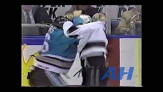 NHL Jan 26 1993 Marty McSorleyLA v Jeff OdgersSJ Los Angeles Kings San Jose Sharks [upl. by Aneehsal253]