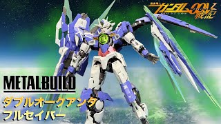 METAL BUILD ダブルオークアンタフルセイバー【メタルビルド】GUNDAM 00 QAN T FULL SAVER [upl. by Carlynne]