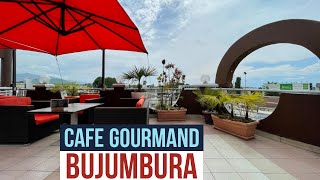 CAFE GOURMAND Best Place for chill out in Bujumbura Burundi  Nightlife in Bujumbura Burundi Africa [upl. by Keefe]