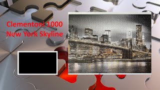 Clementoni 1000 New York Skyline [upl. by Rebm643]