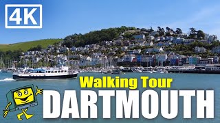 Dartmouth  Devon UK  4K Walking Tour  June 2023 [upl. by Inaluahek]