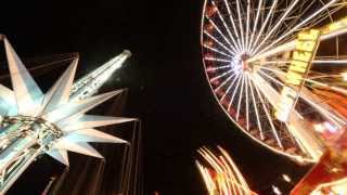 Nottingham Goose Fair 2013  Day Night And From Above [upl. by Indnahc193]