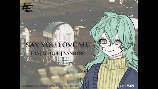 F4A Stalking a Yandere Ghoul  Eto Tokyo Ghoul Audio Roleplay ASMR [upl. by Niffirg]