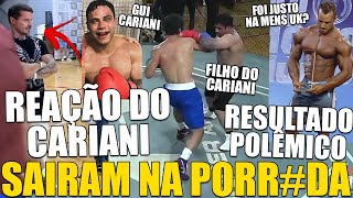 FILHO DO CARIANI SAI NA PORRADA E REAÇÃO DO CARIANI AO VIVO A LUTA OFICIAL DE BOXE É GRAVADA [upl. by Gaul]