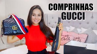 Unboxing  Bolsa GG Marmount Gucci  Stephanie Garcia [upl. by Obbard]