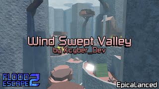 Wind Swept Valley Hard by XcyberDev  Flood Escape 2 Community Maps [upl. by Ohs]