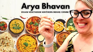 Arya Bhavan  VeganVeggie Southern Indian [upl. by Shaine]