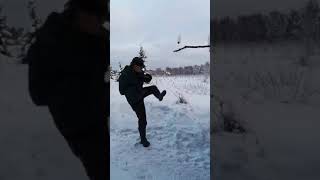 Winter finland martialartstraining [upl. by Enialahs528]