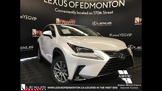 White 2019 Lexus NX 300 Standard Package Review [upl. by Yendor794]