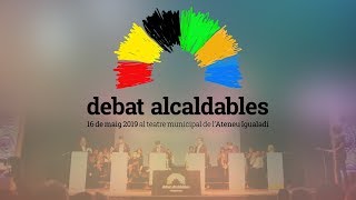 DEBAT ALCALDABLES a lAteneu Igualadí 2019 [upl. by Marrilee]