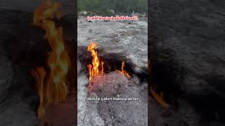 Hiç yanan taş gördünüz mü fire olimpos travel [upl. by Edea804]