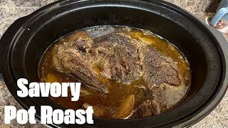 Super Easy Savory Pot Roast  How To Make Pot Roast [upl. by Soble]