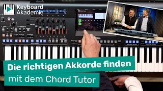 So findest Du die richtigen Akkorde mit dem Chord Tutor  Genos 12 amp PSRSX [upl. by Ailimaj]