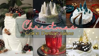 CHRISTMAS CAKE DESIGN IDEAS  WINTER CHRISTMAS CAKE  PICTURESistic [upl. by Bradly]