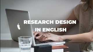 research design notes in english [upl. by Adnaloy]