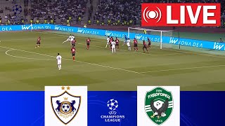 🔴LIVE Qarabag vs Ludogorets  UEFA Champions League Qualifying 202425  Match Live Today [upl. by Neron314]