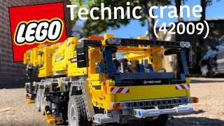 LEGO Technic Crane Review 42009 [upl. by Taryne]