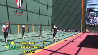 Mx Frontour  Frontenis  Semifinal CharroTachi vs BachichaColimita Atlas 2014 [upl. by Ikram]