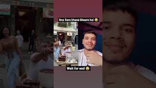 Itna Sara khana khaare hai 😂 shorts trending funnyvideo reactionvideo [upl. by Zinnes244]