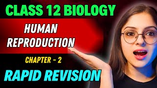 Human Reproduction Rapid Revision 🔥 Full Revision in 30 Min  Class 12 Boards 2024 [upl. by Kluge]