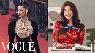 Bella Hadid Breaks Down 15 Looks From 2015 to Now  Life in Looks  Vogue [upl. by Sethi]