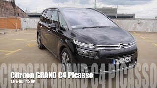 ENG Citroen Grand C4 Picasso 16 HDi  Test Drive and Review [upl. by Kered578]