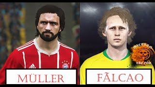 Gerd Müller  Paulo Falcão for PES 20192018 Download face [upl. by Noiztneb871]