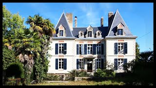 A Gracious 19th Century Renovated Chateau Aquitaine France [upl. by Bolling]