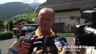 Le parole del Presidente Zamparini a Bad [upl. by Studley818]