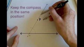 Constructing a Parallel Line [upl. by Koralle]