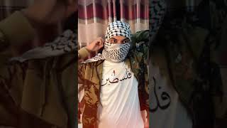 How To Tie Palestine Keffiyeh  Arabic Shemagh  How To Wear [upl. by Nidnal]