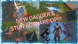 FROSTBORN  NEW DAGGER amp STUN BOW ARE INSANELY OP  NEW THOR ARMOR VS DRAGON ARMOR PVP [upl. by Roice]