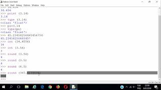 5 Python3 Değerler ve Değişkenler  float round [upl. by Adnim235]