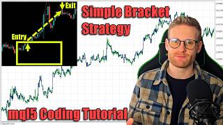 Coding a Simple but Profitable Bracket Strategy for MT5 mql5 Tutorial [upl. by Yehtomit]