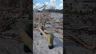 South Venice Beach ferry remains from hurricane Milton [upl. by Jere]