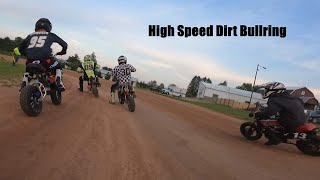 Dirt Oval flat track Mini Bike Racing at GSR Kartway August 3rd and 4th 2024 Clintonville Wisconsin [upl. by Mackenzie]