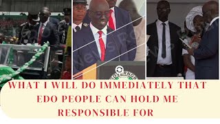 What I will Do Immediately That Edo People Can Hold Me Responsible For Monday Okpebholo [upl. by Ateuqirne]