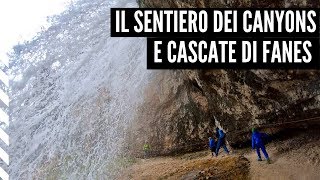 Il sentiero dei canyons e delle cascate di Fanes Dolomiti [upl. by Auhsaj]