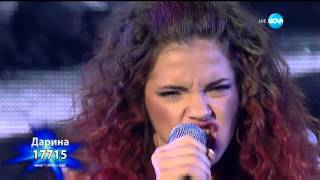 Дарина Йотова  Dernière Danse‬  X Factor Live 08122015 [upl. by Pearline]